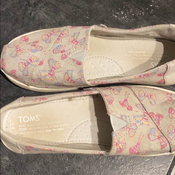 Toms girls butterfly print - Picture 4 of 6
